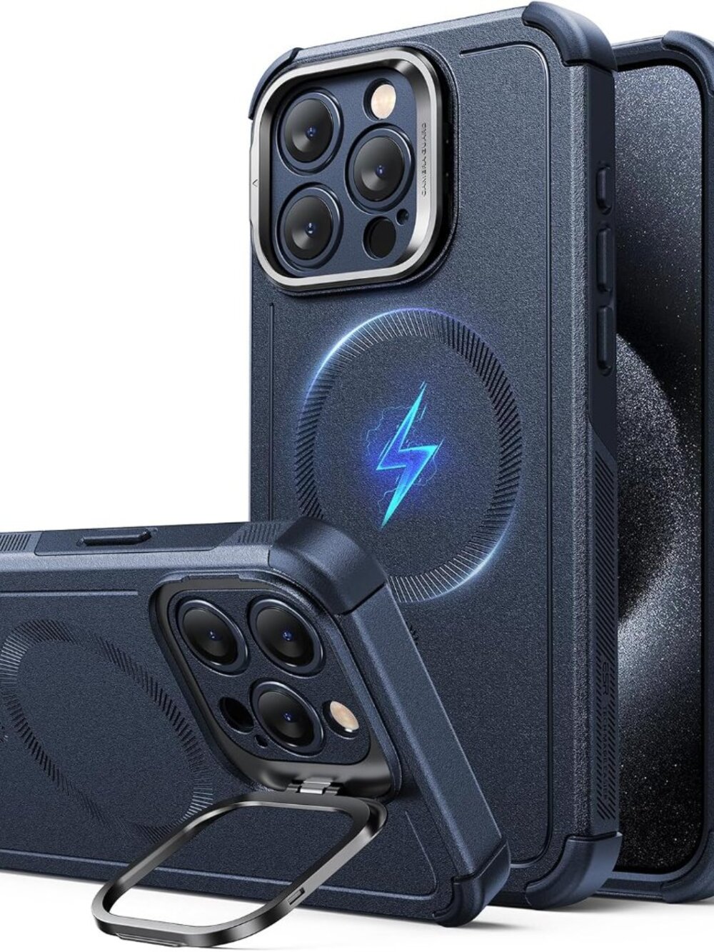 ESR for iPhone 15 Pro Max Case with Stand, 23 ft Military-Grade Drop Protection
